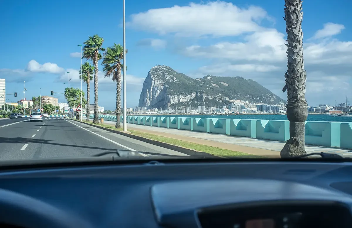 Image of Arriving to the Gibraltar border by car